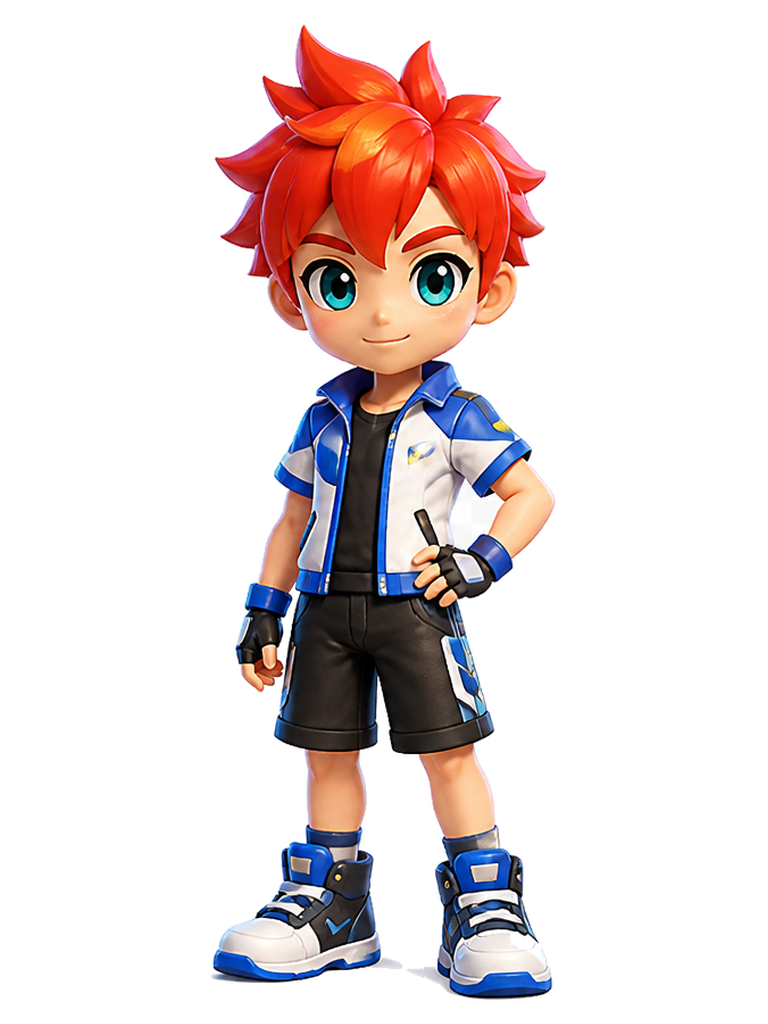 Kai, a bright chibi racer
