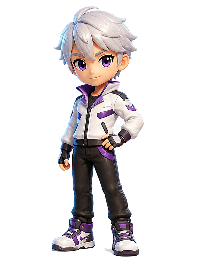 Sol, a bright chibi racer
